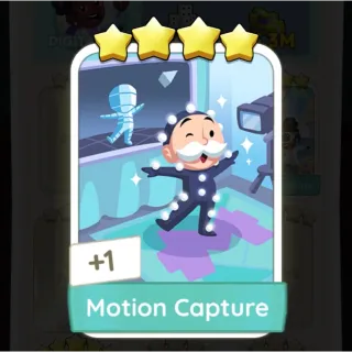 S17 Motion Capture - Monopoly Go 4 Star Sticker ★★★★ (1 pcs)