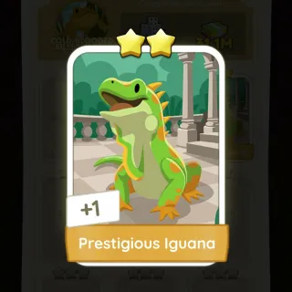 S9 Prestigious Iguana - Monopoly Go 2 Star ★★