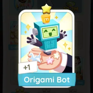 S4 Origami Bot - Monopoly Go 1 Star Sticker ★ (1 pcs)