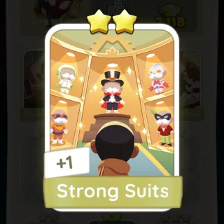 S5 Strong Suits - Monopoly Go 2 Star Sticker ★★ (1 pcs)