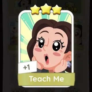 S12 Teach Me - Monopoly Go 3 Star Sticker ★★★ (1 pcs)