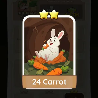 S3  24 Carrot - Monopoly Go 2 Star ★★