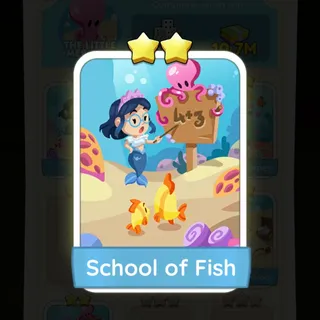 S9 School of Fish - Monopoly Go 2 Star ★★
