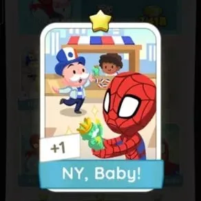 S1 NY, Baby! - Monopoly Go 1 Star Sticker ★ (1 pcs)