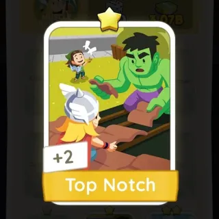 S2 Top Notch - Monopoly Go 1 Star Sticker ★ (1 pcs)