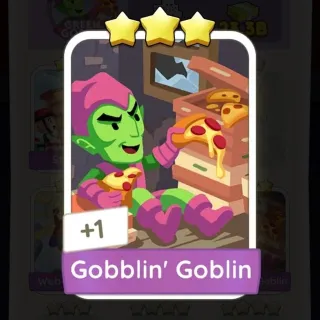 S9 Gobblin' Goblin - Monopoly Go 3 Star Sticker ★★★ (1 pcs)