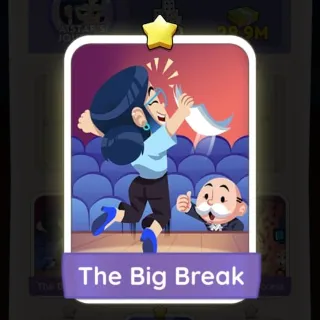 S1 The Big Break - Monopoly Go 1 Star Sticker ★ (1 pcs)