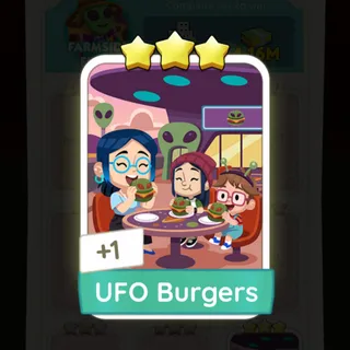S8 UFO Burgers - Monopoly Go 3 Star ★★★