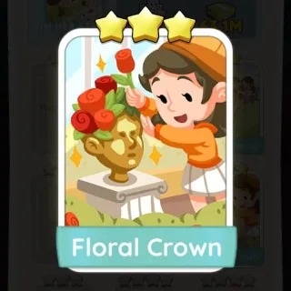 S10 Floral Crown - Monopoly Go 3 Star Sticker ★★★ (1 pcs)