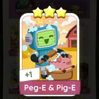 S9 Peg-E & Pig-E - Monopoly Go 3 Star ★★★