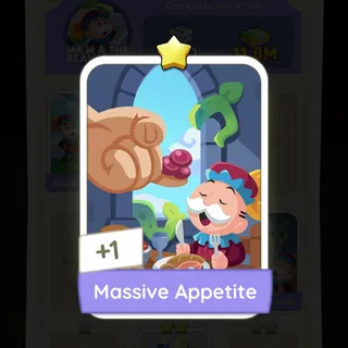S3 Massive Appetite - Monopoly Go 1 Star ★