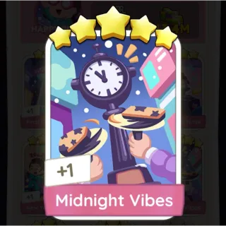 S13 Midnight Vibes - MONOPOLY GO 5 STAR STICKER ★★★★★ (1 PCS)