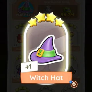S16 Witch Hat - Monopoly Go 4 Star ★★★★