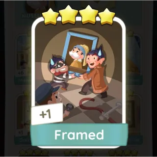 S11 Framed - Monopoly Go 4 Star Sticker ★★★★ (1 pcs)