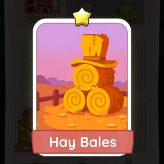 S1 Hay Bales - Monopoly Go 1 Star ★