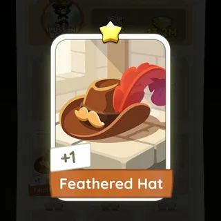S4 Feathered Hat - Monopoly Go 1 Star ★