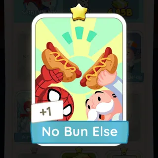 S1 No Bun Else - Monopoly Go 1 Star Sticker ★ (1 pcs)