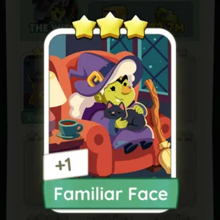 S15 Familiar Face - Monopoly Go 3 Star ★★★