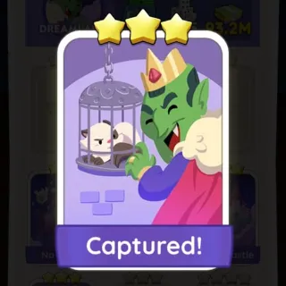 S8 Captured! - Monopoly Go 3 Star Sticker ★★★ (1 pcs)