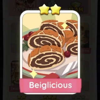 S4 Beiglicious - Monopoly Go 2 Star Sticker ★★ (1 pcs)