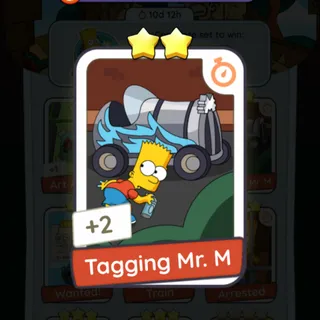 Tagging Mr. M (Bonus Set) - Monopoly Go 2 Star ★★