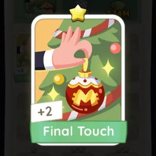 S2 Final Touch - Monopoly Go 1 Star Sticker ★ (1 pcs)