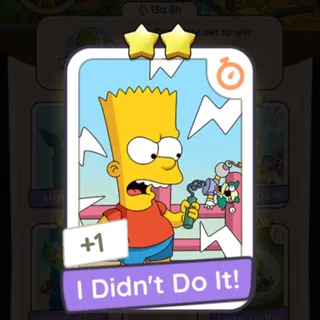 I Didn't Do It! (Bonus Set) - Monopoly Go 2 Star ★★