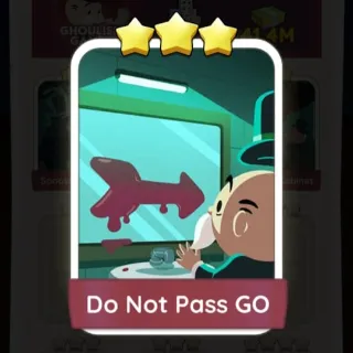 S9 Do Not Pass GO - Monopoly Go 3 Star Sticker ★★★ (1 pcs)