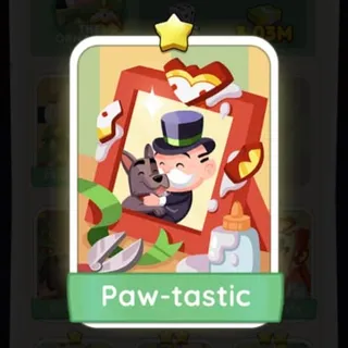 S2 Paw-tastic - Monopoly Go 1 Star Sticker ★ (1 pcs)