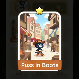 S4 Puss in Boots - Monopoly Go 1 Star ★
