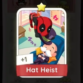 S6 Hat Heist - Monopoly Go 1 Star Sticker ★ (1 pcs)