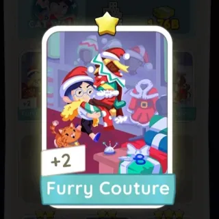 S3 Furry Couture - Monopoly Go 1 Star Sticker ★ (1 pcs)