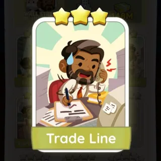 S13 Trade Line - Monopoly Go 3 Star Sticker ★★★ (1 pcs)