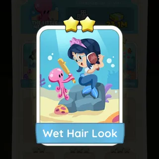 S9 Wet Hair Look - Monopoly Go 2 Star ★★