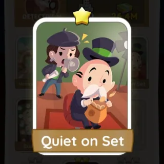 S5 Quiet on Set - Monopoly Go 1 Star Sticker ★ (1 pcs)