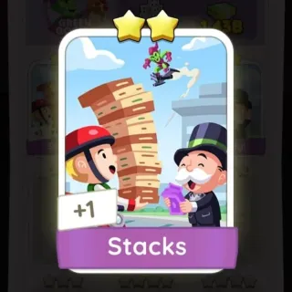 S9 Stacks - Monopoly Go 2 Star Sticker ★★ (1 pcs)