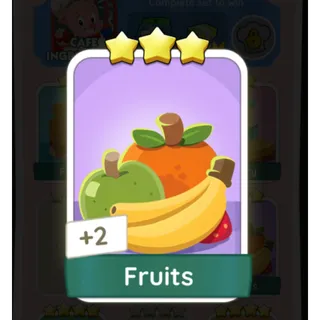 S11 Fruits - Monopoly Go 3 Star ★★★