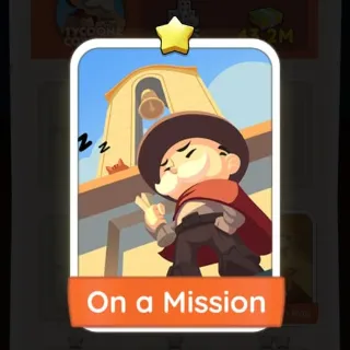 S2 On a Mission - Monopoly Go 1 Star Sticker ★ (1 pcs)