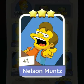 S12 Nelson Muntz - Monopoly Go 3 Star ★★★