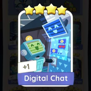 S16 Digital Chat - Monopoly Go 4 Star Sticker ★★★★ (1 pcs)