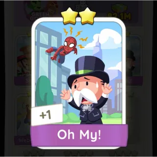 S9 Oh My! - Monopoly Go 2 Star Sticker ★★ (1 pcs)