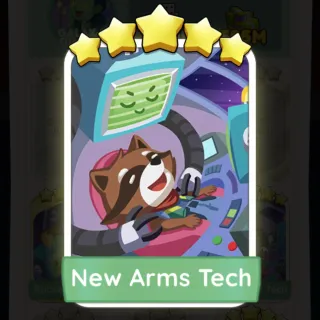 S19 New Arms Tech - MONOPOLY GO 5 STAR STICKER ★★★★★ (1 PCS)