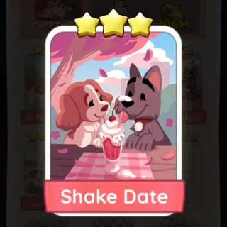 S14 Shake Date - Monopoly Go 3 Star Sticker ★★★ (1 pcs)