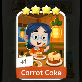 S14 Carrot Cake - Monopoly Go 4 Star ★★★★