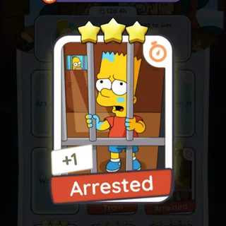 Arrested (Bonus Set) - Monopoly Go 3 Star ★★★