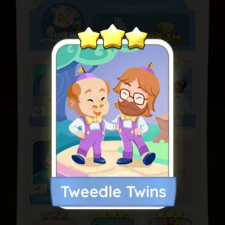 S10 Tweedle Twins - Monopoly Go 3 Star ★★★