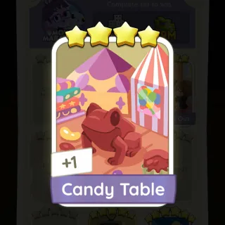 S19 Candy Table - Monopoly Go 4 Star ★★★★