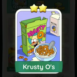 S5 Krusty O's - Monopoly Go 2 Star ★★