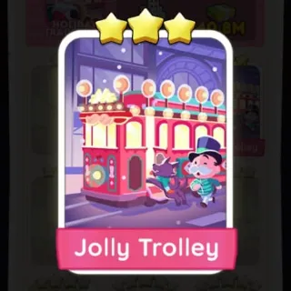 S11 Jolly Trolley - Monopoly Go 3 Star Sticker ★★★ (1 pcs)