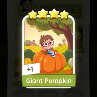 S17 Giant Pumpkin - Monopoly Go 4 Star ★★★★
